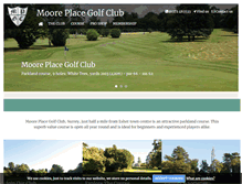 Tablet Screenshot of mooreplacegolf.co.uk